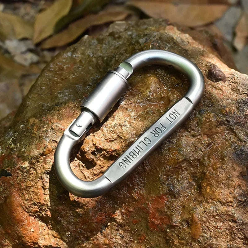 Aluminum Alloy D-Type Locking Carabiner Clip-yin se / United States
