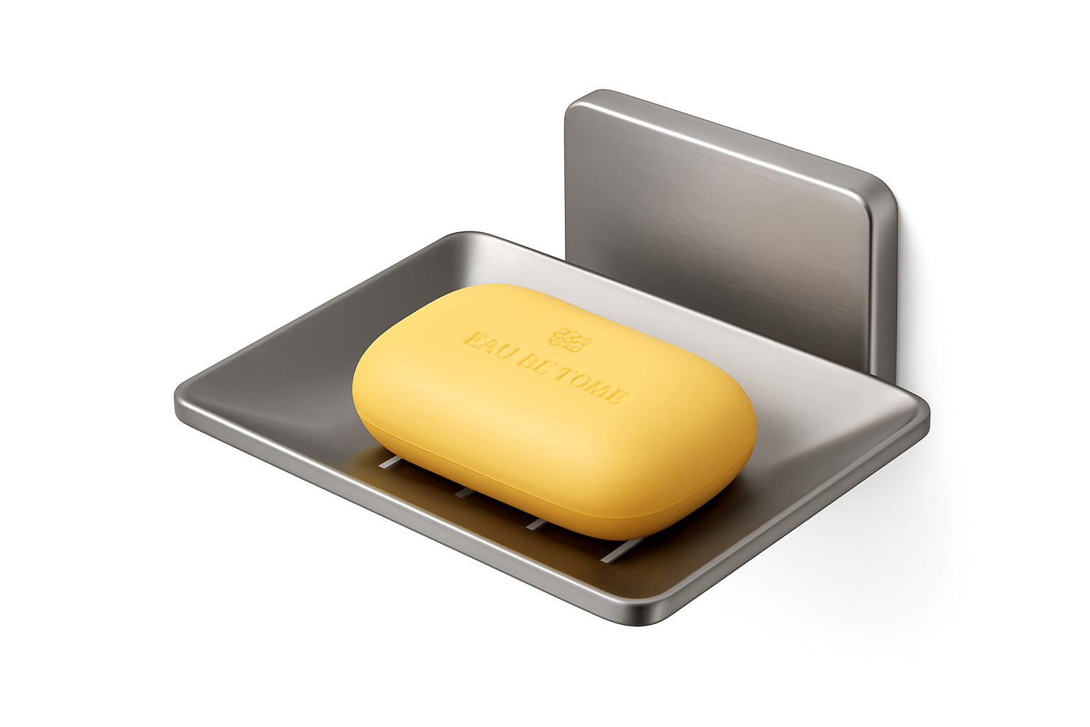 Aluminum Alloy Wall Mounted Soap Holder for Dry, Tidy Sinks
