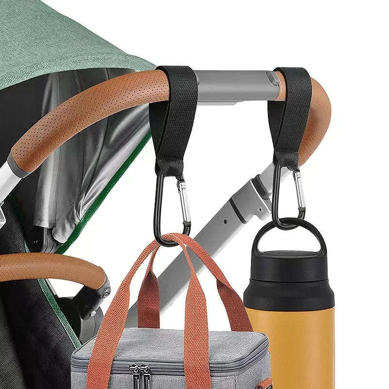 Aluminum Alloy Stroller Hook Organizer-2pcs