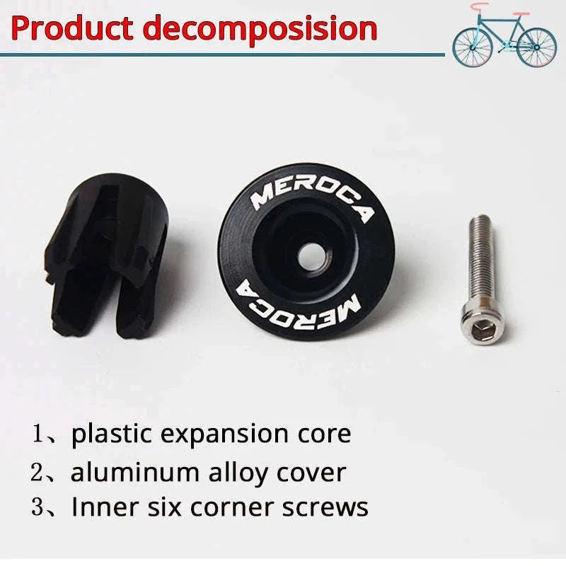 Aluminum Bicycle Handlebar End Plugs-