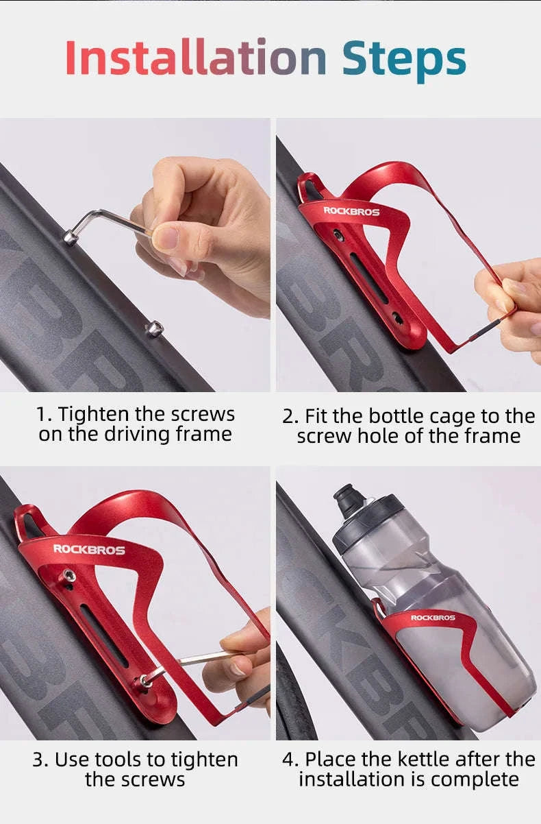 Aluminum Bike Bottle Holder Ultralight 32g Cycling Cage-2019-11BBK