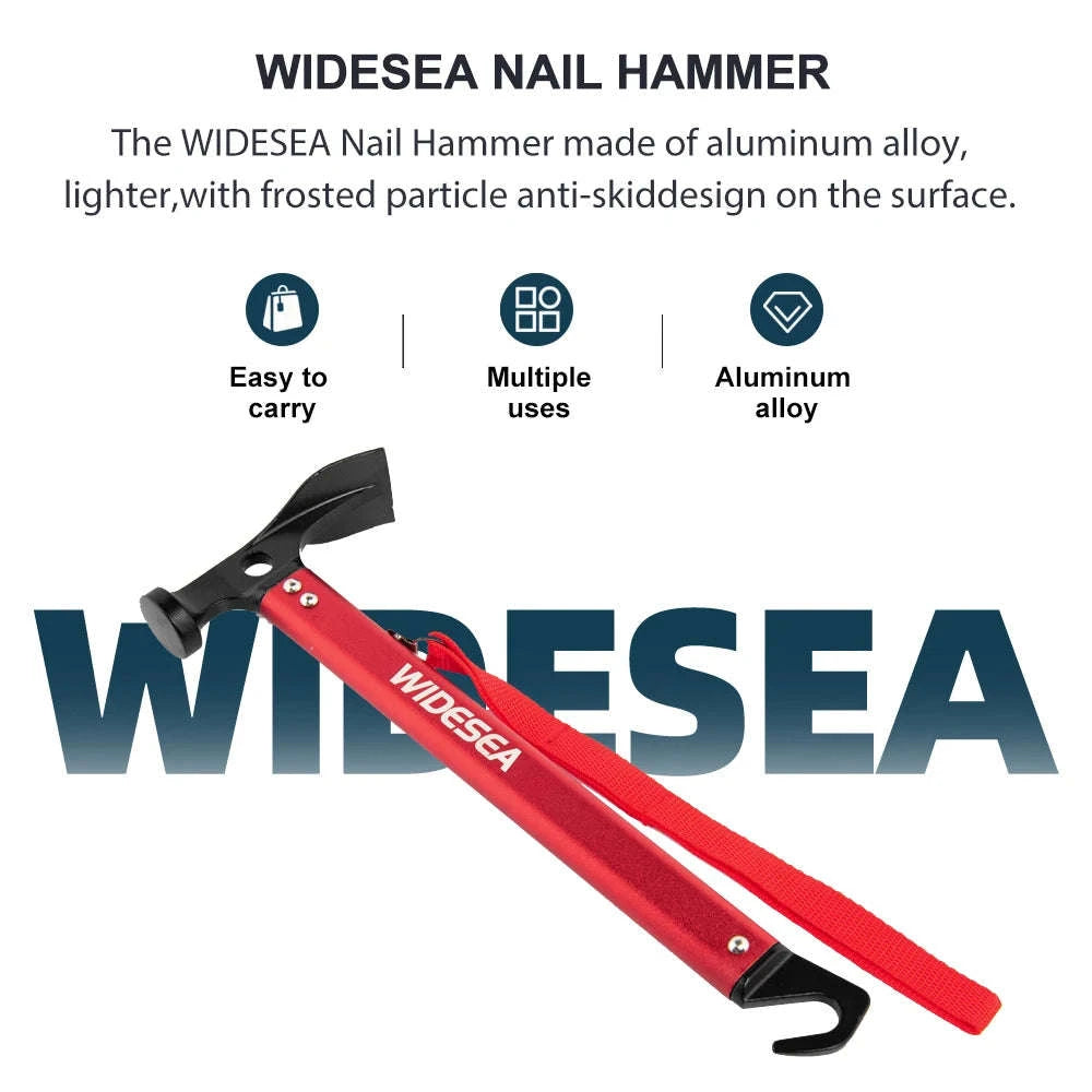 Aluminum Camping Nail Hammer-WSDC-002R