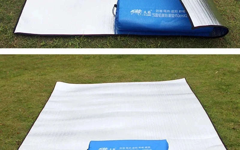 Aluminum Foil Moisture-Proof Camping Pad for Dry Outdoor Comfort-200 x 200cm