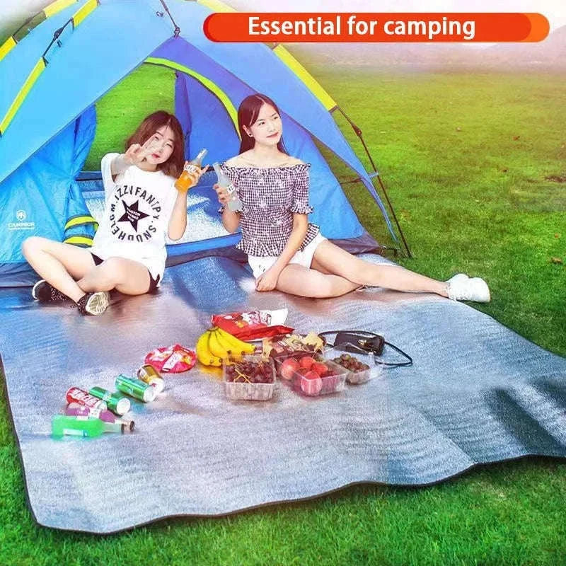 Aluminum Foil Moisture-Proof Camping Pad for Dry Outdoor Comfort-200 x 200cm
