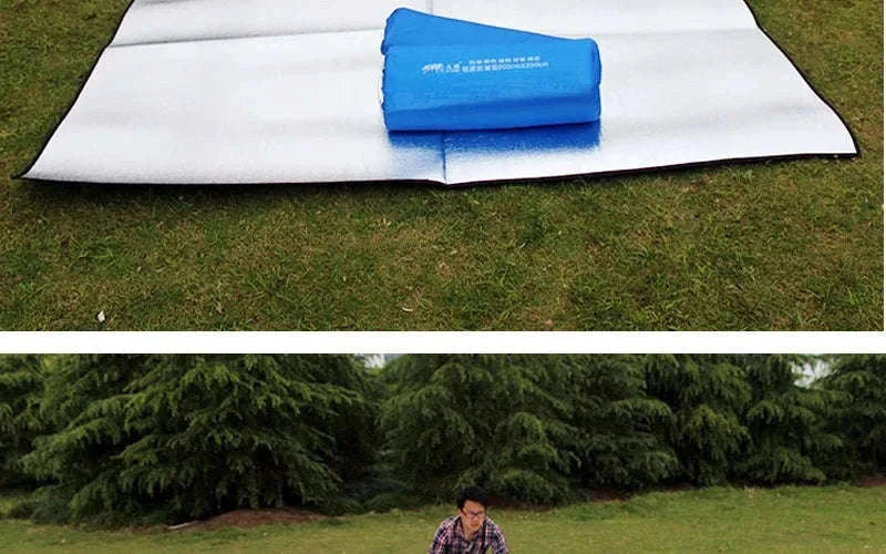Aluminum Foil Moisture-Proof Camping Pad for Dry Outdoor Comfort-200 x 200cm