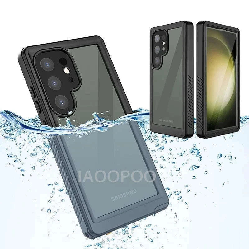 Aluminum Metal Magnetic Case for Samsung Galaxy S25 Ultra & S24 Ultra-Black / aluminum / Galaxy S24 Ultra