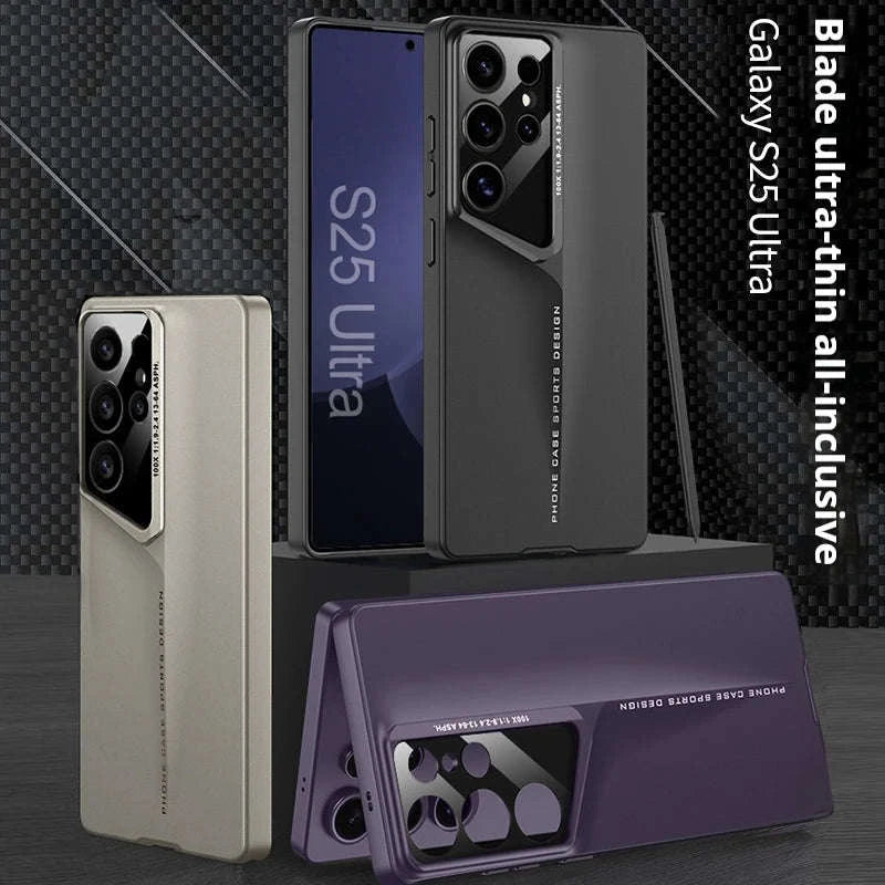 Aluminum Metal Magnetic Case for Samsung Galaxy S25 Ultra & S24 Ultra-Black / aluminum / Galaxy S24 Ultra
