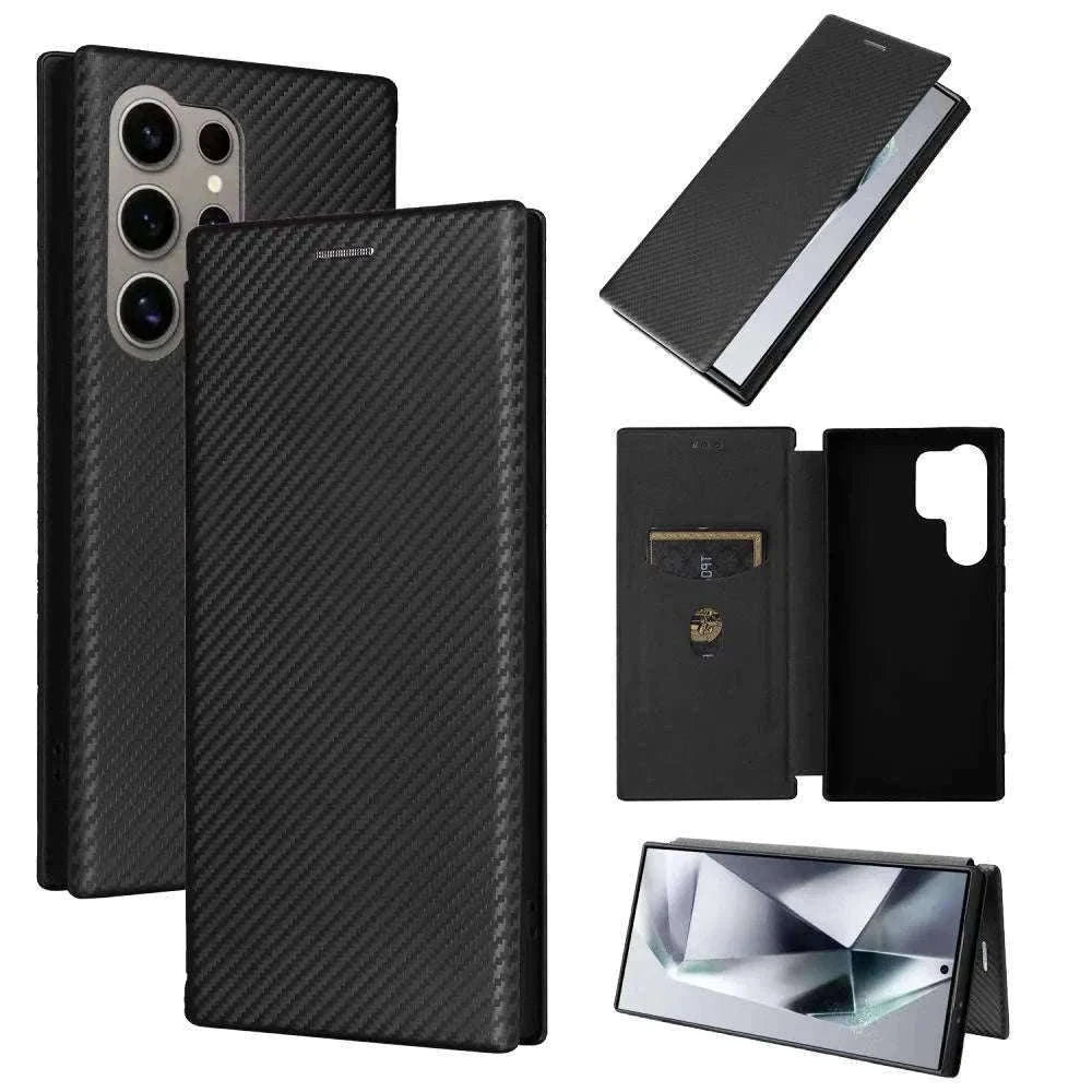 Aluminum Metal Magnetic Case for Samsung Galaxy S25 Ultra & S24 Ultra-Black / aluminum / Galaxy S24 Ultra