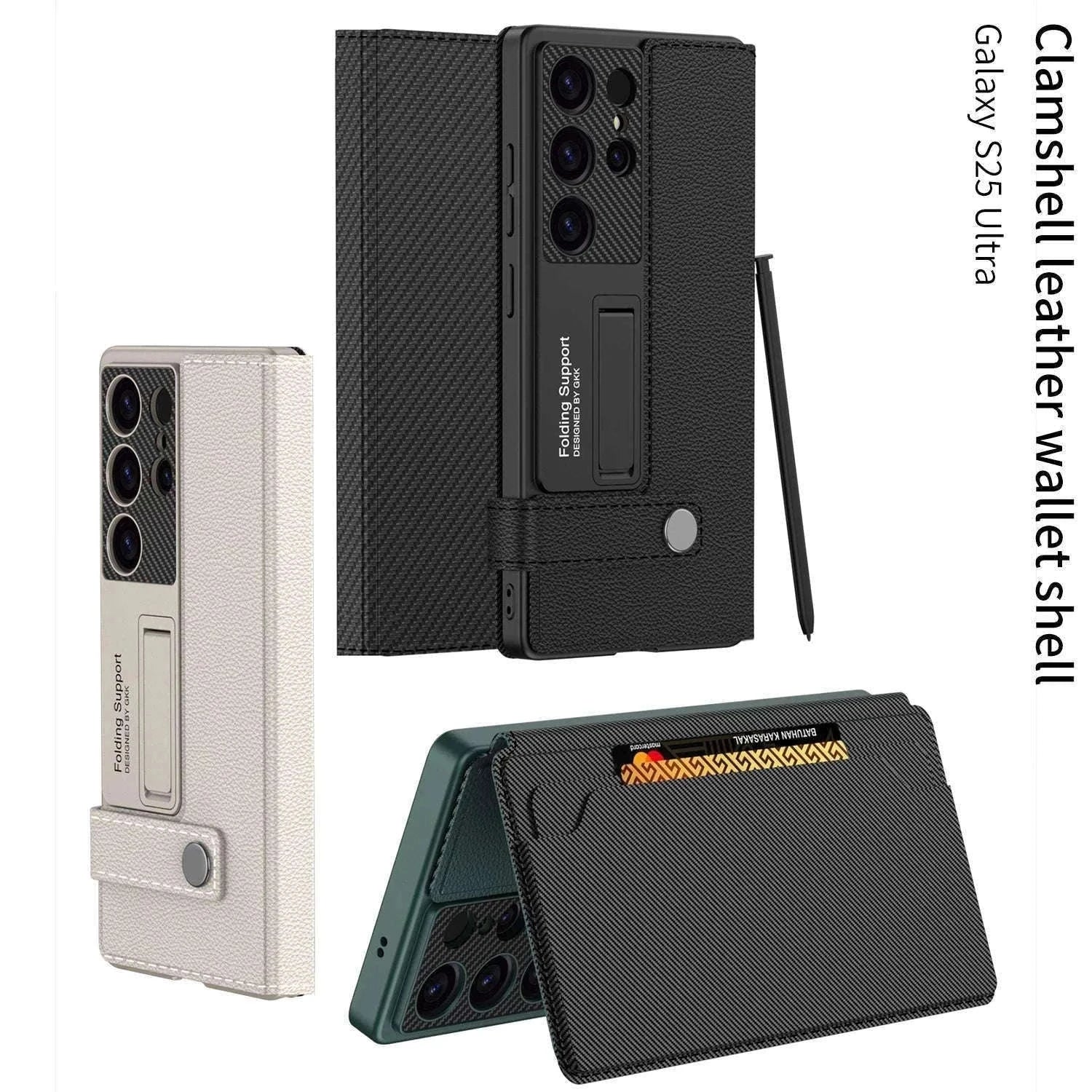 Aluminum Metal Magnetic Case for Samsung Galaxy S25 Ultra & S24 Ultra-Black / aluminum / Galaxy S24 Ultra