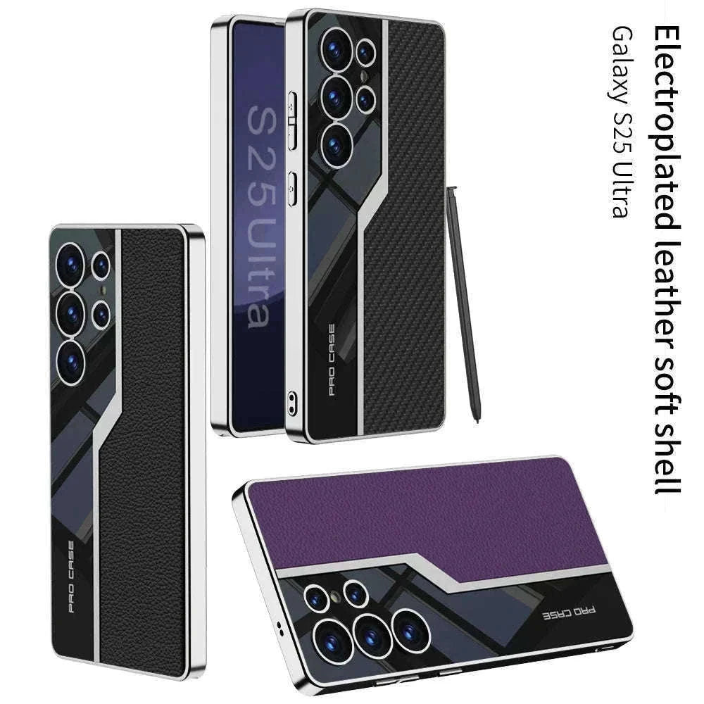Aluminum Metal Magnetic Case for Samsung Galaxy S25 Ultra & S24 Ultra-Black / aluminum / Galaxy S24 Ultra