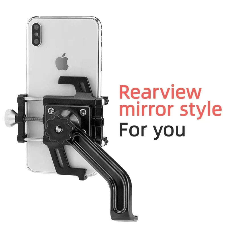 Aluminum Motorcycle Phone Mount with Secure 5-Claw Grip-699-BR