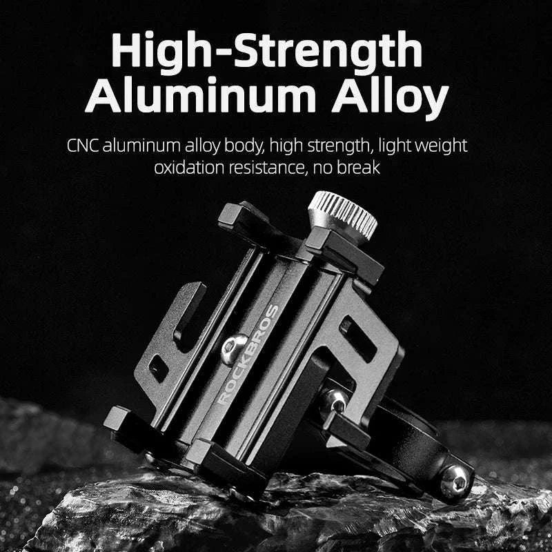 Aluminum Motorcycle Phone Mount with Secure 5-Claw Grip-699-BR