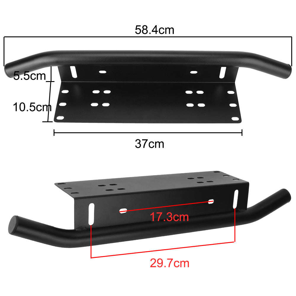 Aluminum Off Road Light Bar Bracket-WHITE