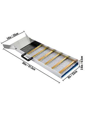 Aluminum Sluice Box Kit with Pocket Scale for Gold Prospecting-50Inch / france