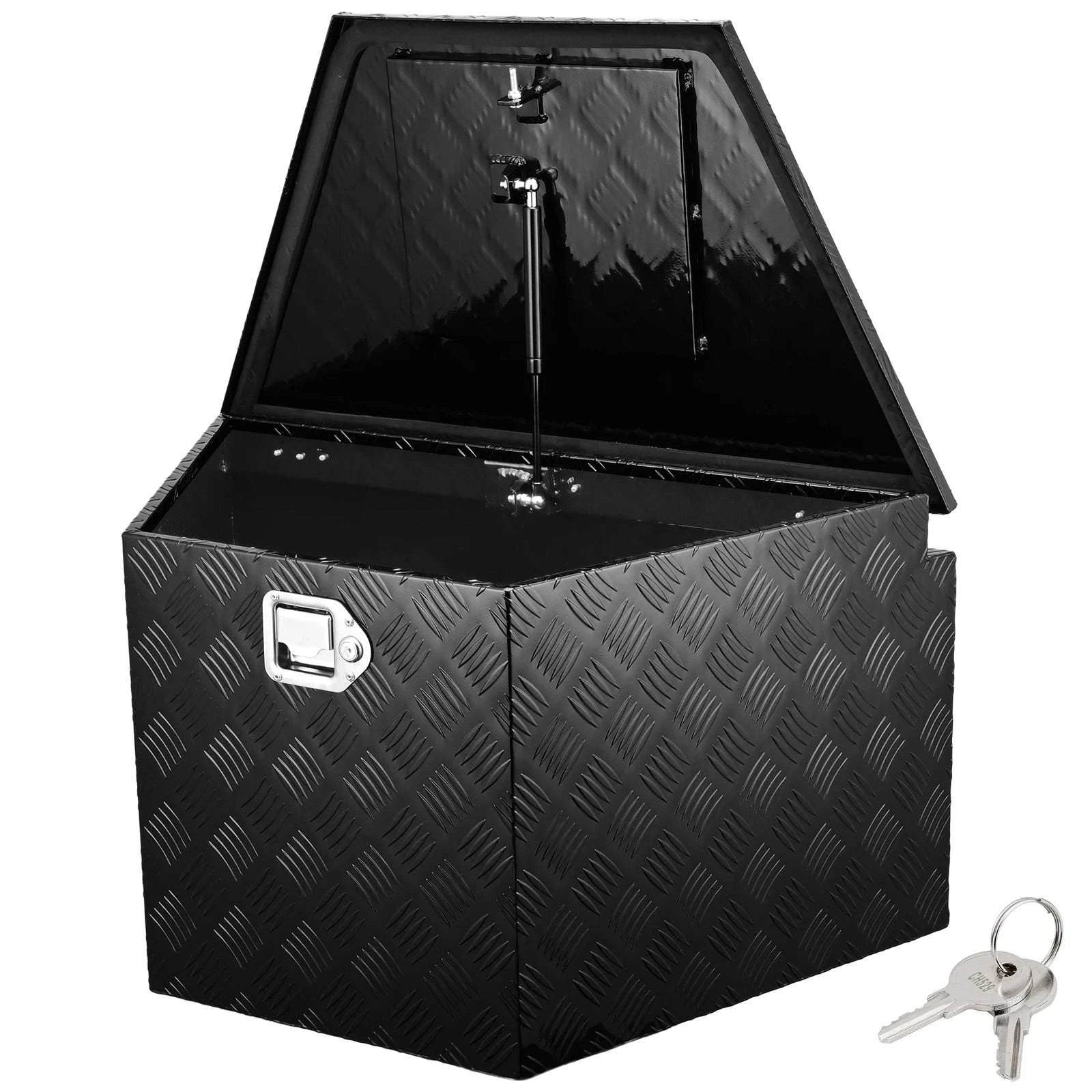 Aluminum Trailer Tongue Tool Box 33" Heavy Duty Storage Chest-36x12x12inch / United States