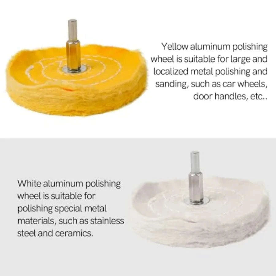 Aluminum Wheel Polishing Kit for Drill Buffing Wheel-United States / 31PCS