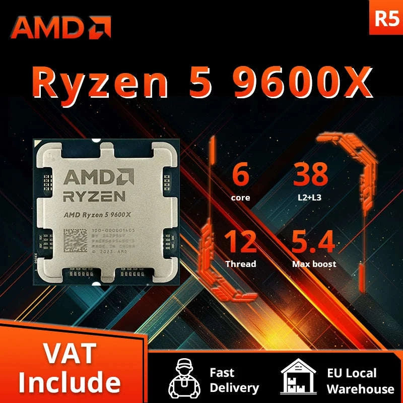 AMD Ryzen 5 9600X Desktop Processor for High-Performance Gaming-france