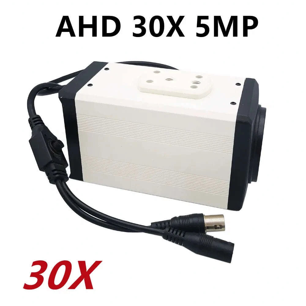 Analog Signal CVBS Box Camera with 36X–50X Optical Zoom-AHD 30X 2MP / NTSC