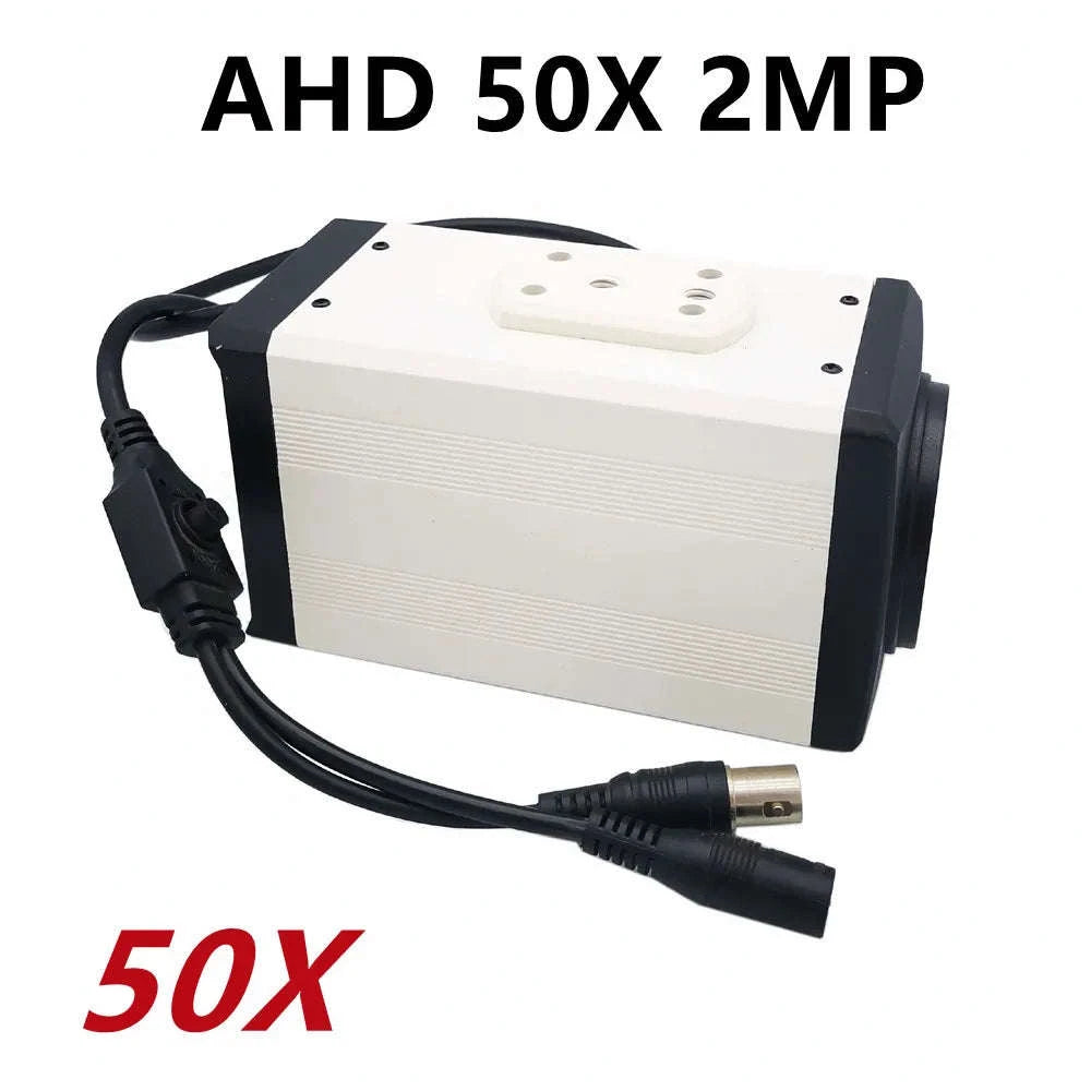 Analog Signal CVBS Box Camera with 36X–50X Optical Zoom-AHD 30X 2MP / NTSC