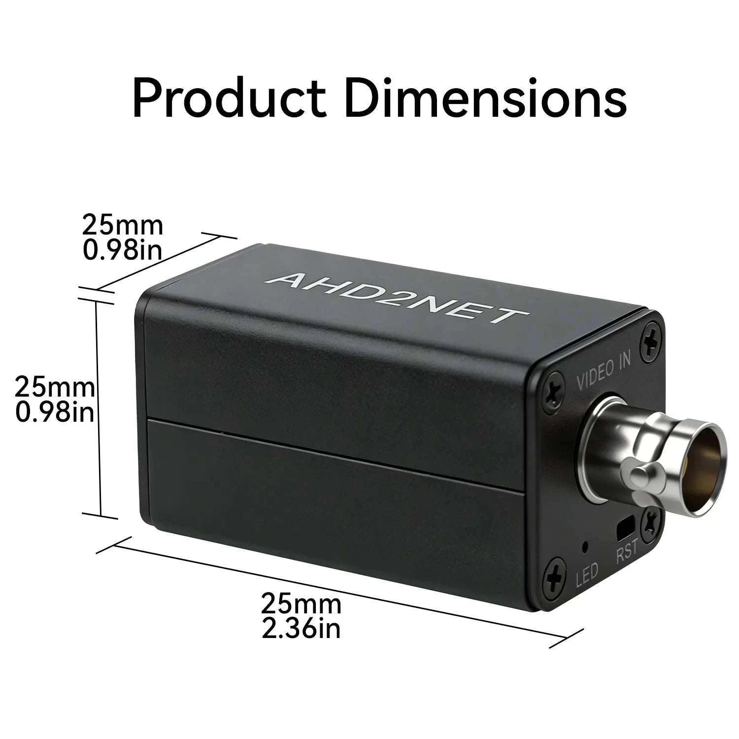 Analog to IP Camera Converter 1080P ONVIF PoE Video Encoder-Without POE