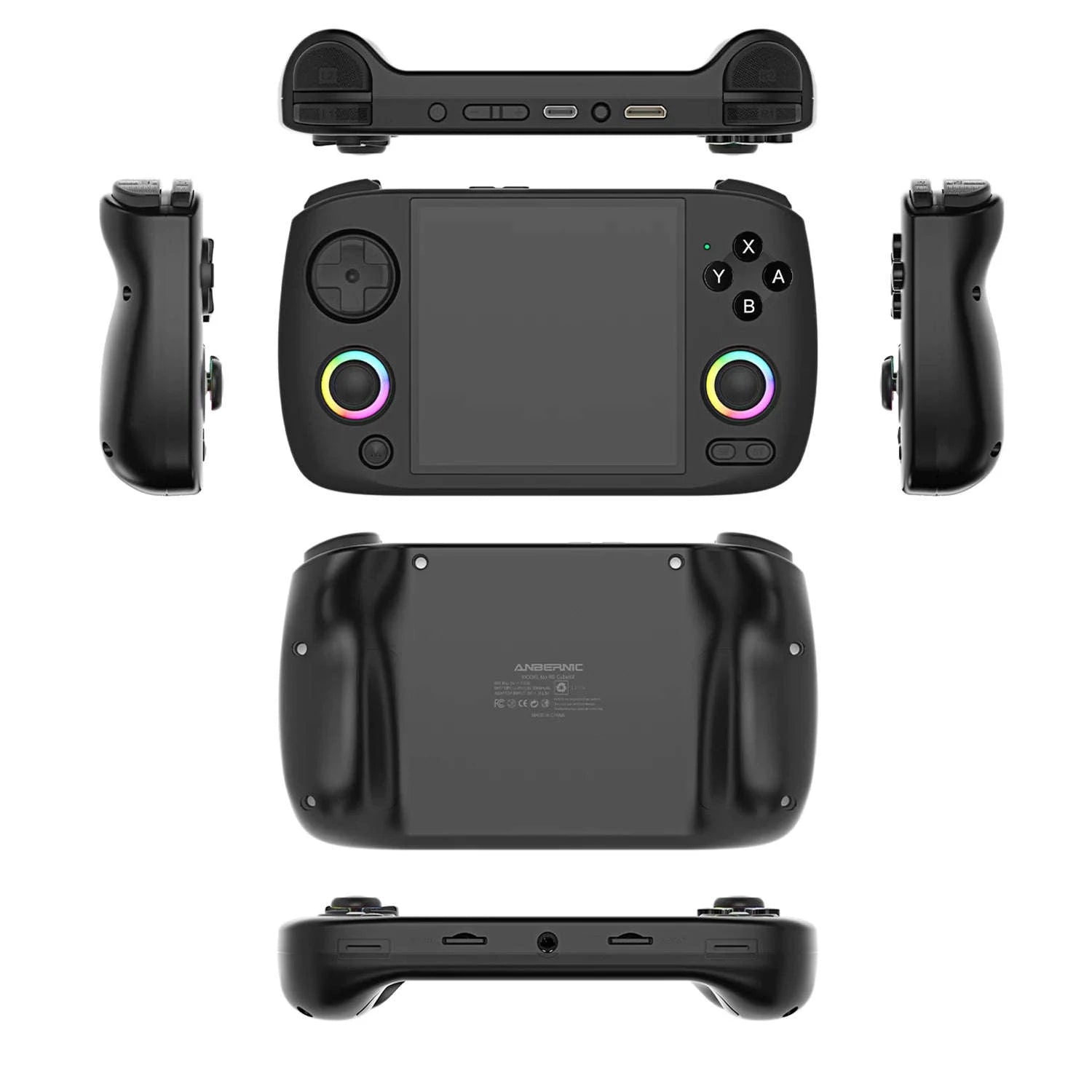 Anbernic RG CubeXX Retro Handheld Game Console-Black / United States / 64G With APP