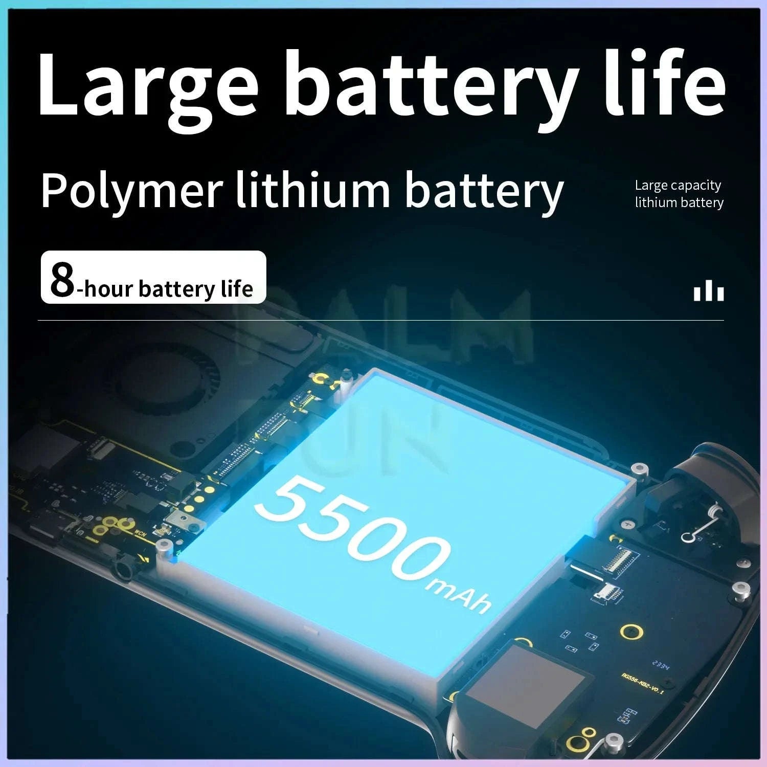 ANBERNIC RG556 Retro Handheld Game Console-Black Only Machine / spain / 128GB