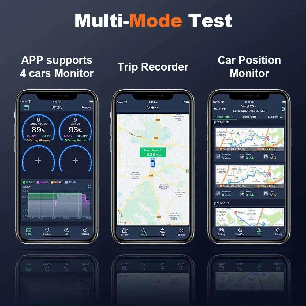 ANCEL BM200 12V Car Battery Monitor-green