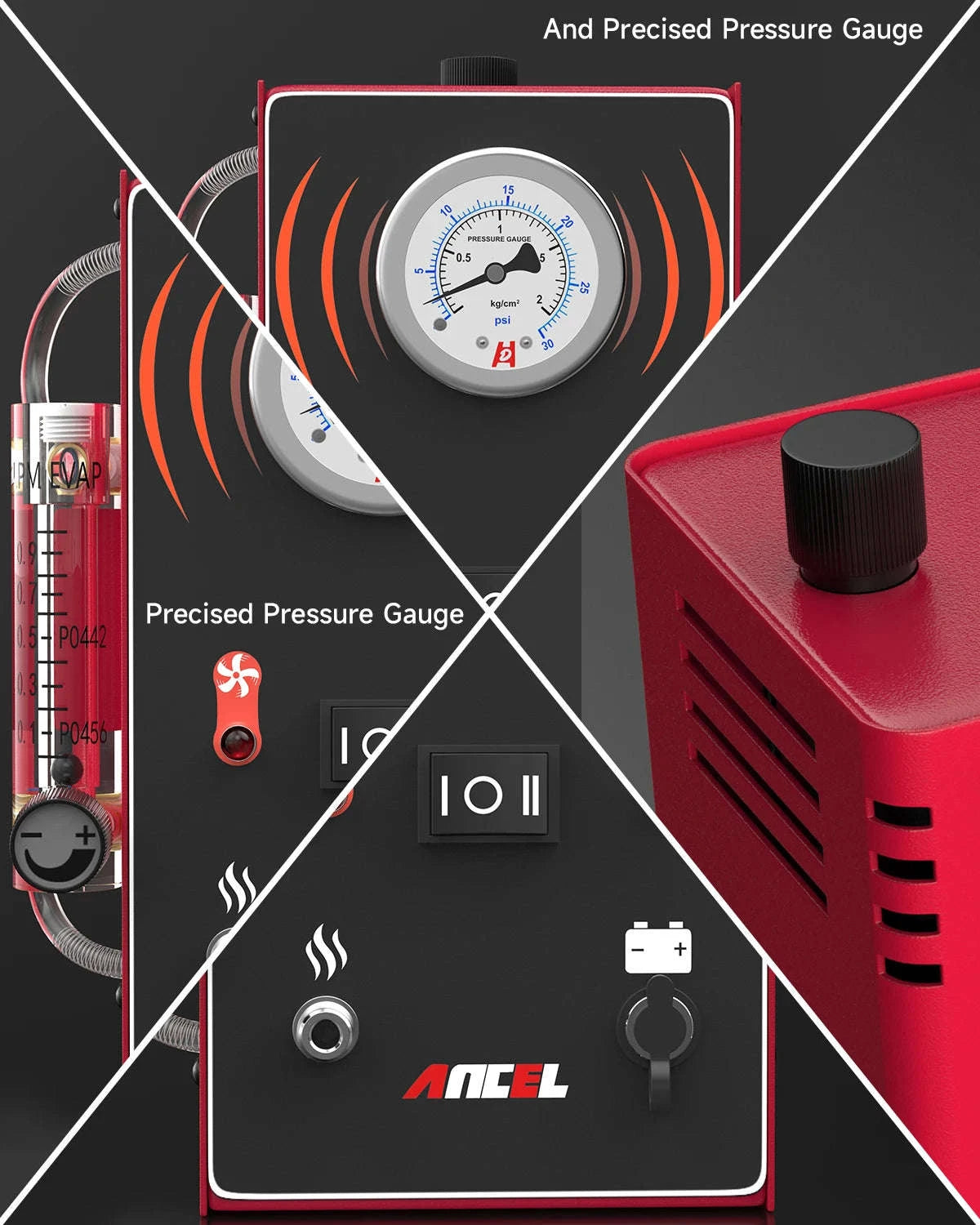 ANCEL S300 Automotive Smoke Machine Leak Detector-spain