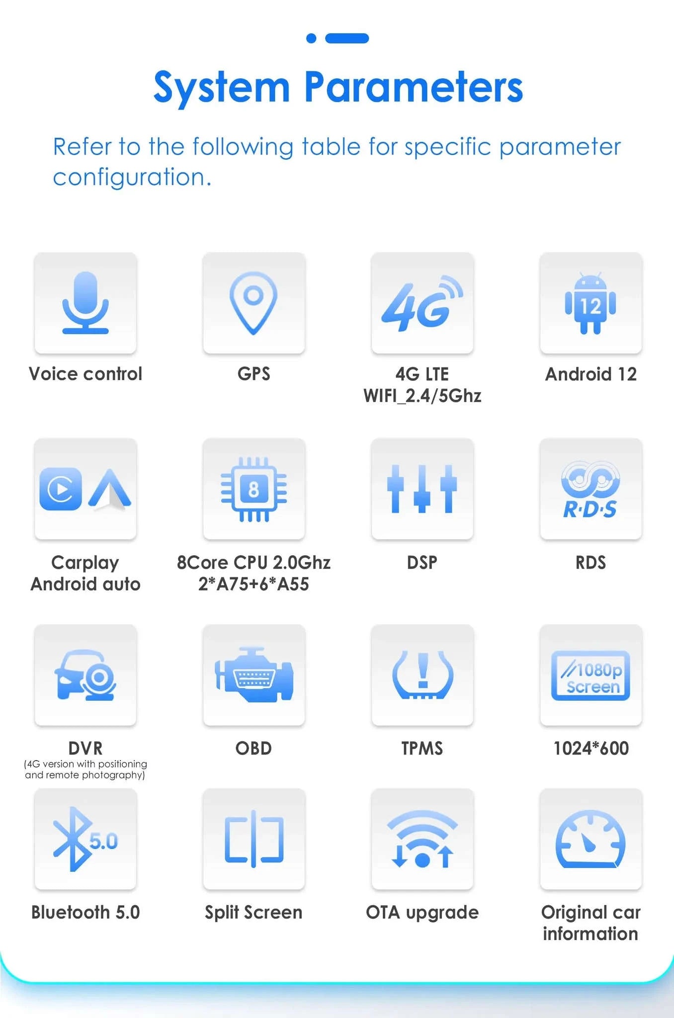 Android 13 Car Radio with CarPlay for Volkswagen Vehicles-B 1G 16G / france