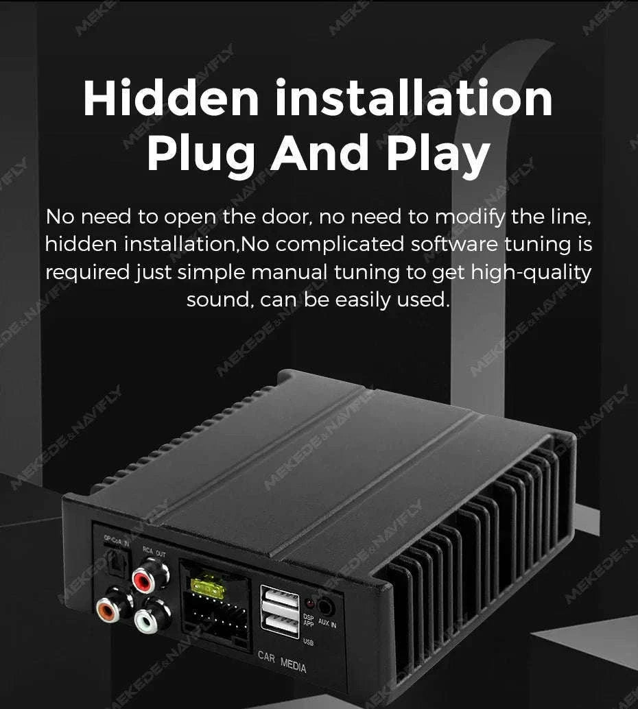 Android Car DSP Audio Processor Amplifier 4x80W-Default Title