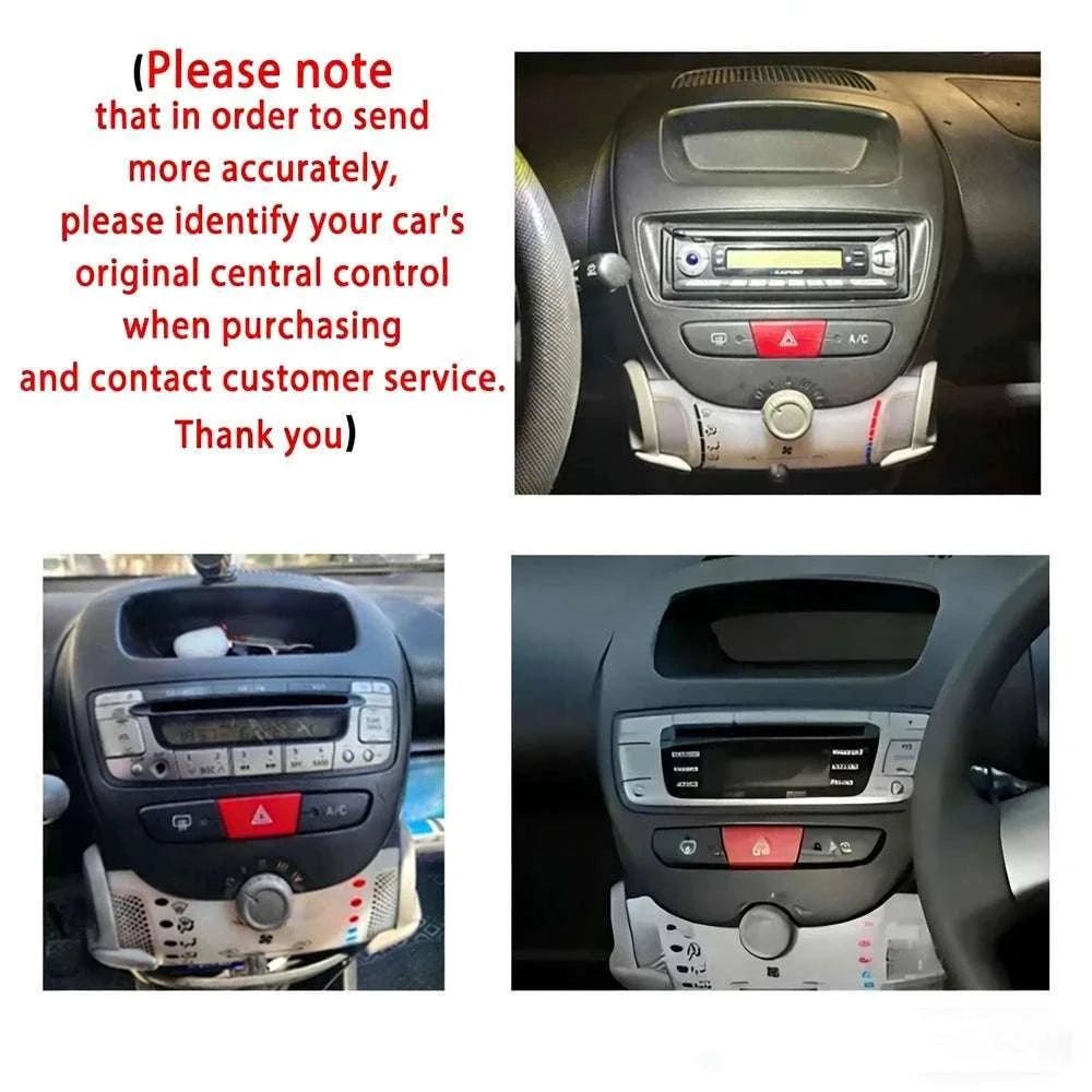 Android CarPlay Radio 10.1" for Peugeot 107 Aygo C1 2005–2014-8-128 DVR 4G 2K / China Mainland