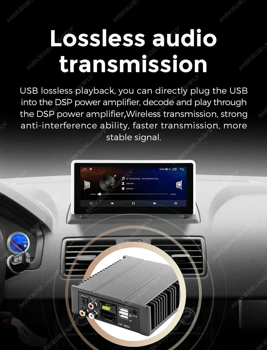 Android Radio DSP Audio Processor 4*80W Amplify Automotive Sound Modules Electronics Stereo Amplifer APP Automobiles Car Parts-Default Title