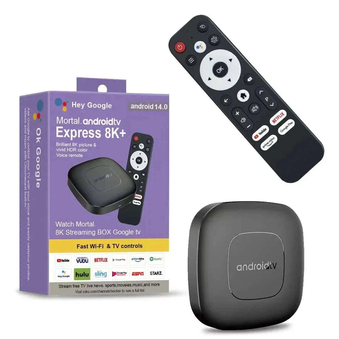 Android TV Box T1 4K HDR10+ Streaming Media Player-T1 2G16G IR Remote