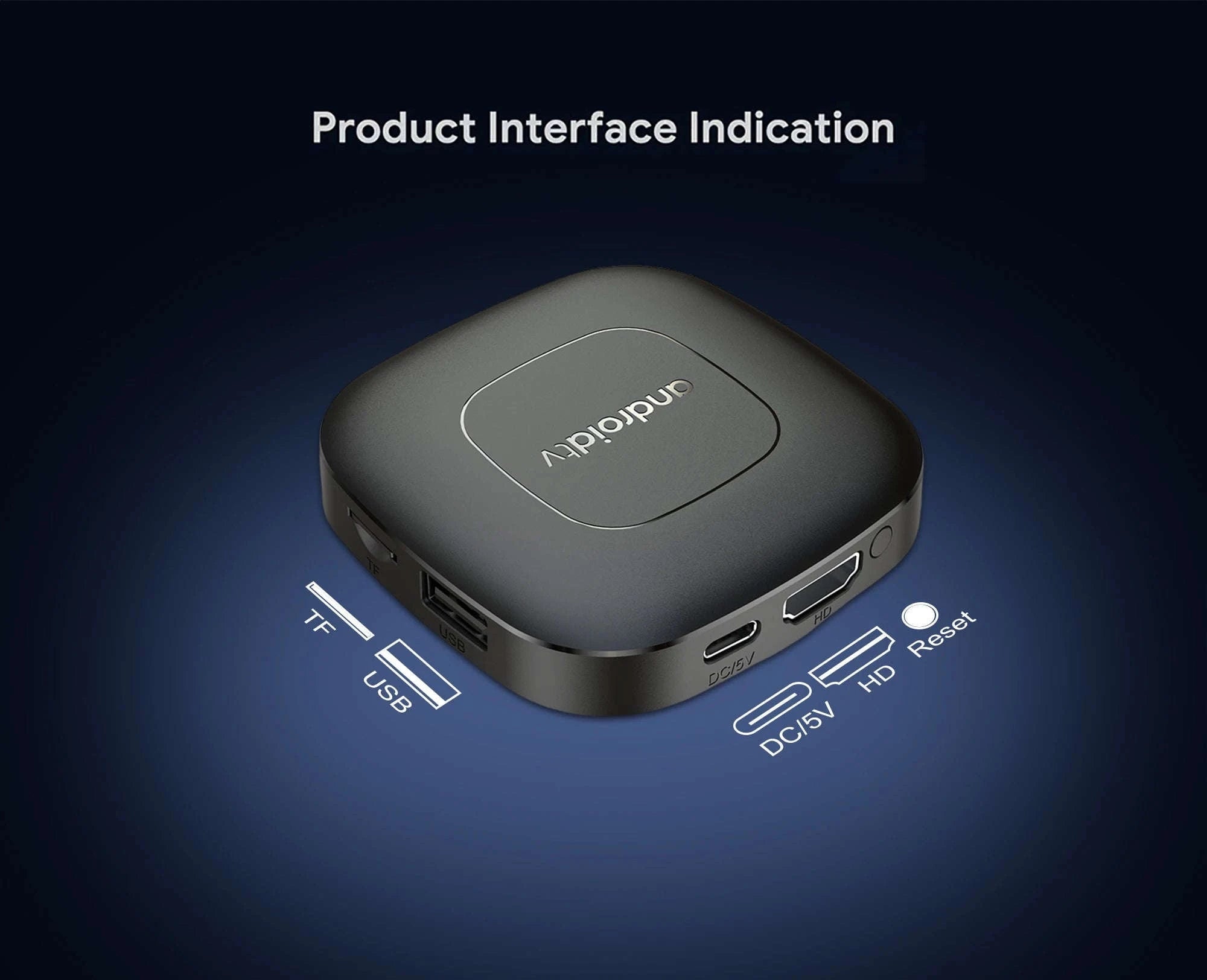 Android TV Box T1 Smart Home Theater-T1 2G16G IR Remote