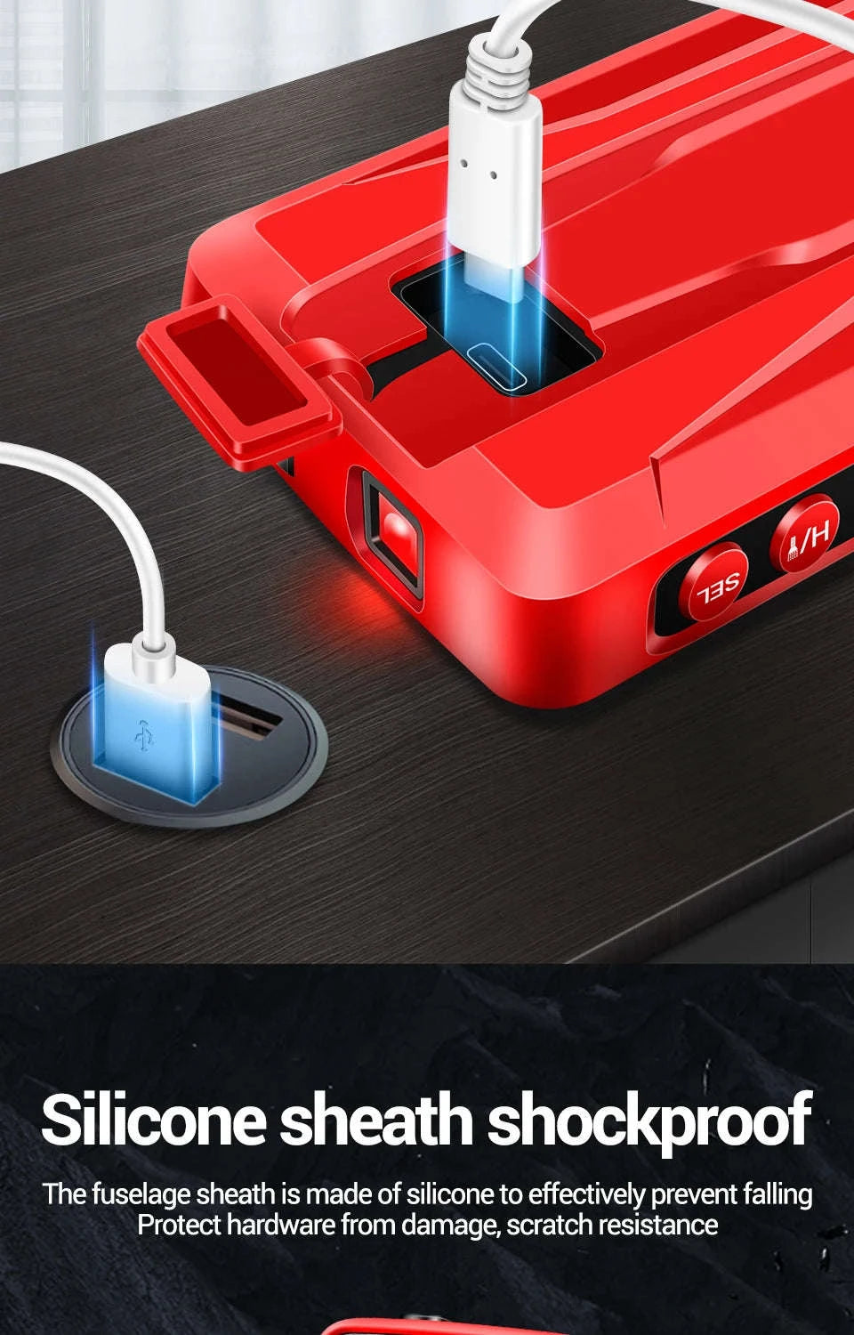 ANENG 681 Rechargeable Digital Multimeter-681 Black Pro