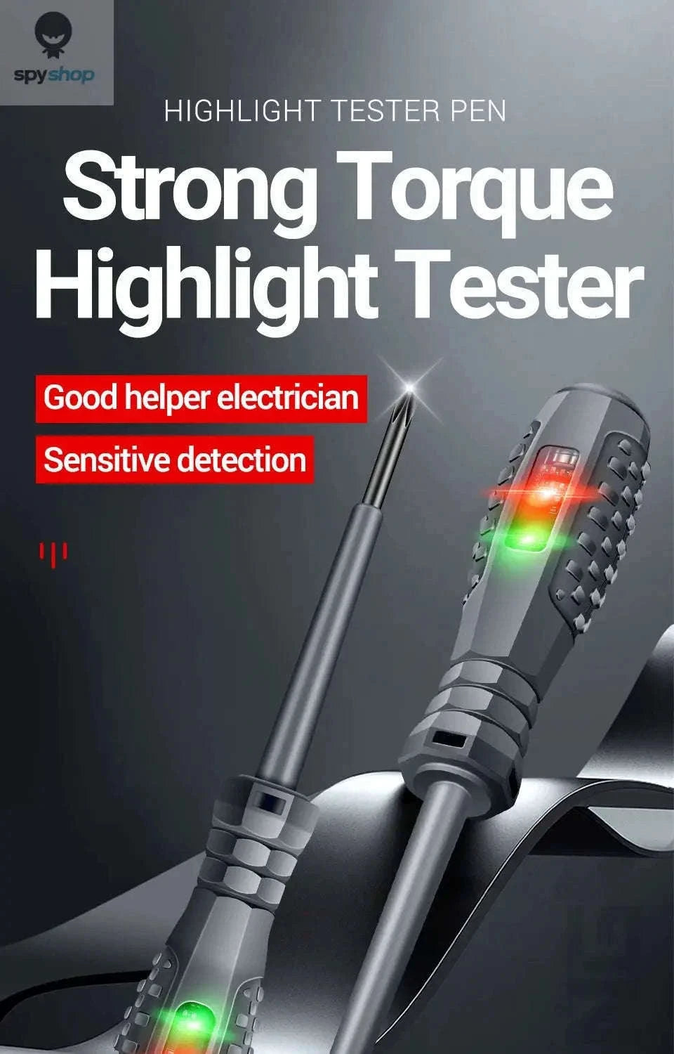 ANENG B05 Electrician Tester Pen with LED and Bits-B05 cross