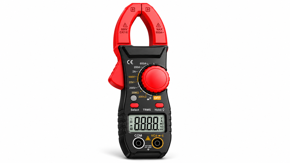 ANENG ST170 digital clamp meter on white background