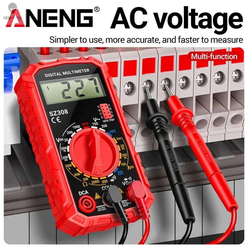 ANENG SZ308 Digital Multimeter-SZ309 Red