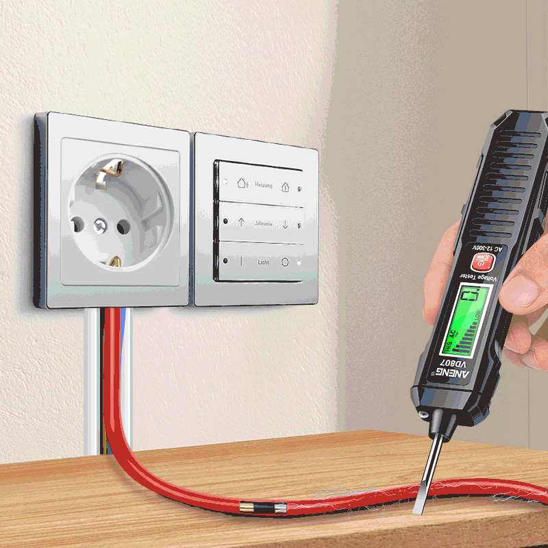 ANENG VD807 Smart Voltage Tester Pen-VD807 red