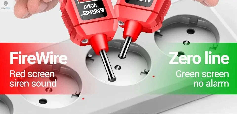 ANENG VD807 Smart Voltage Tester Pen-VD807 red