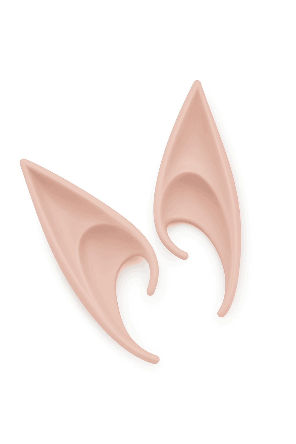 Angel Elf Ears Latex Costume Accessory for Cosplay-10cm-Dark color