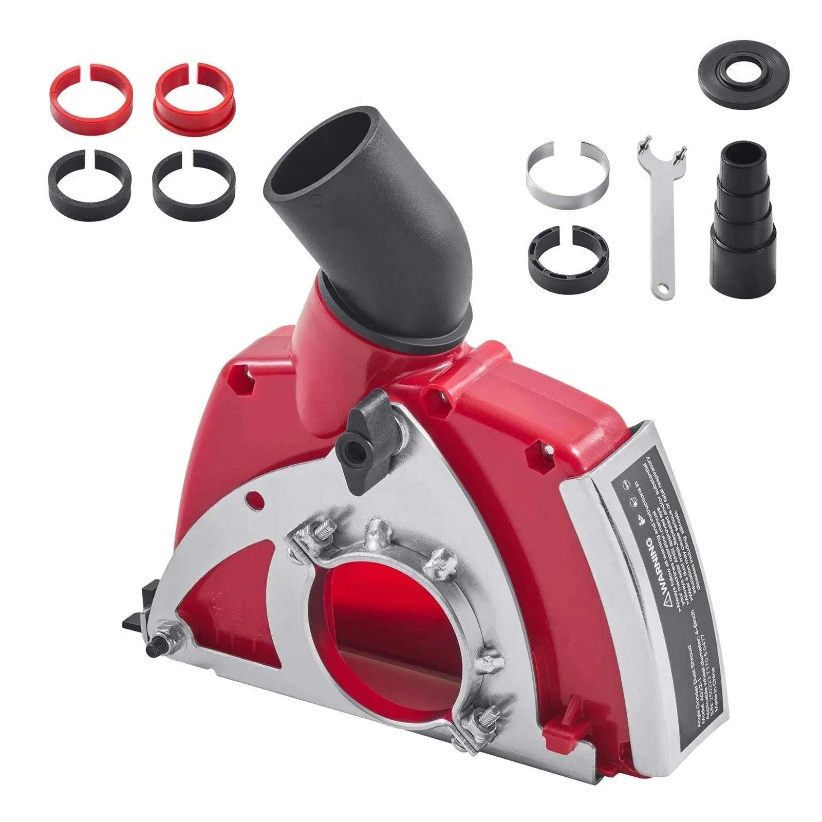 Angle Grinder Dust Shroud 4–5 Inch with Adjustable Depth & Vacuum Port-4-5inch / United States