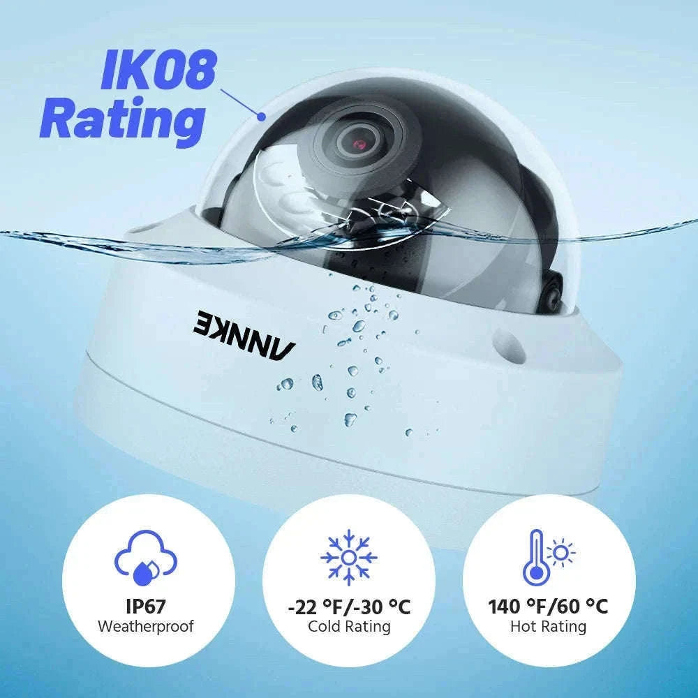 ANNKE 12MP 4-Camera PoE Security Camera Kit with 8CH NVR-CZECH REPUBLIC / 1T