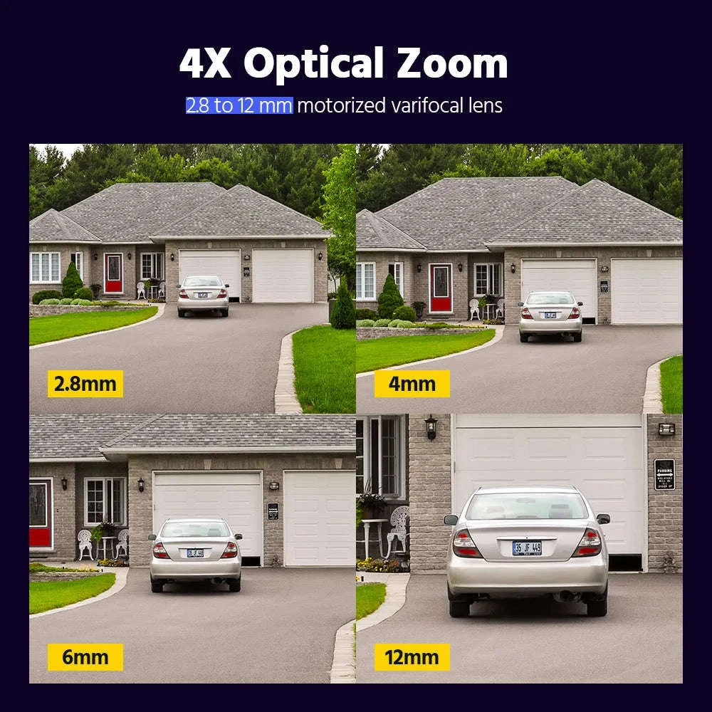 ANNKE 4K 8MP Outdoor Security Camera with 4X Zoom-1PC I91DE / United Kingdom