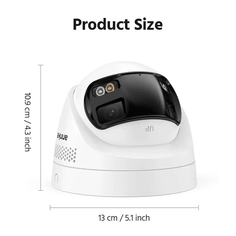 ANNKE 4K 8MP PoE Dual Lens Outdoor Security Camera-2PCS 91EV / United States
