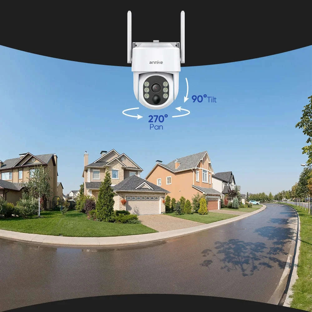 ANNKE 4MP Wireless Security Camera Kit with 7" Monitor-CZECH REPUBLIC