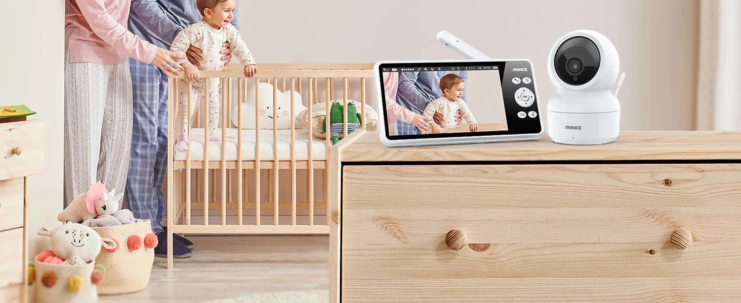 ANNKE 5" Wireless Baby Monitor with Night Vision and Audio-United Kingdom