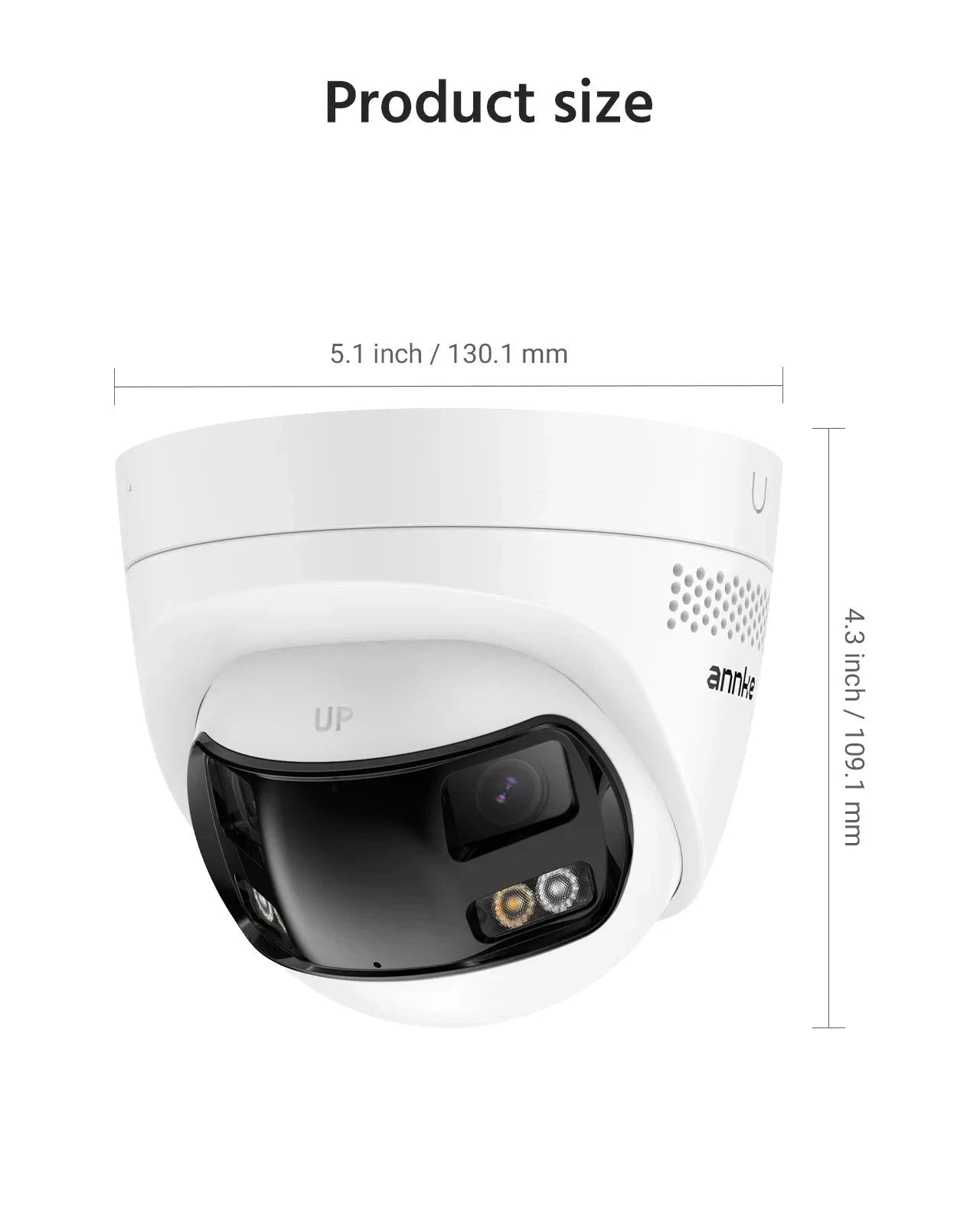 ANNKE 6MP Dual Lens 180° Wide View Outdoor Security Camera-6MP Camera I51DX / CZECH REPUBLIC