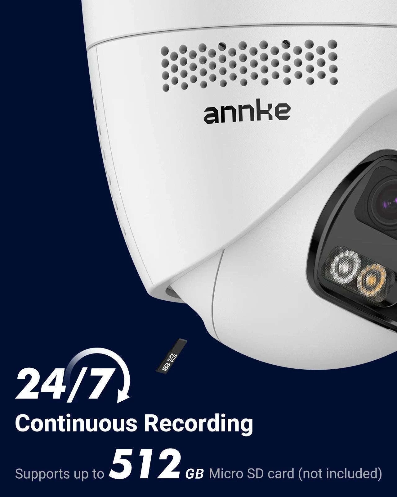 ANNKE 6MP Dual Lens 180° Wide View Outdoor Security Camera-6MP Camera I51DX / CZECH REPUBLIC