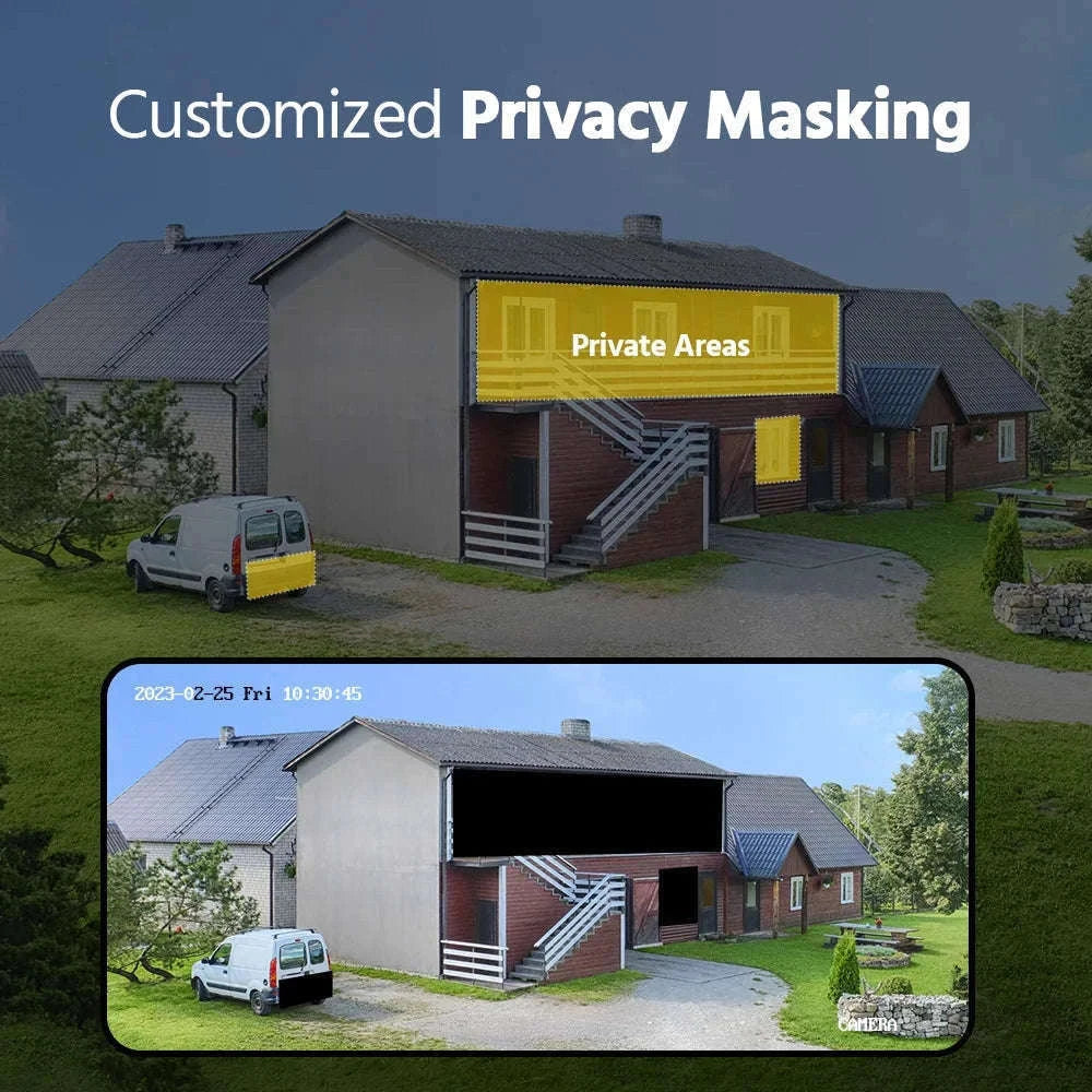 ANNKE 8CH 5MP Security Camera System with Audio and Night Vision-1T / United Kingdom